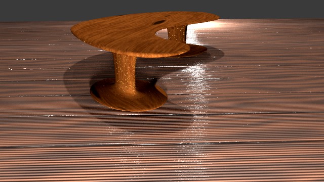 the table