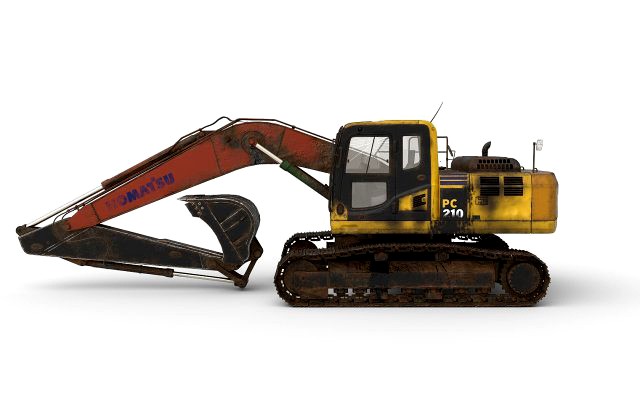 excavator komatsu pc 210