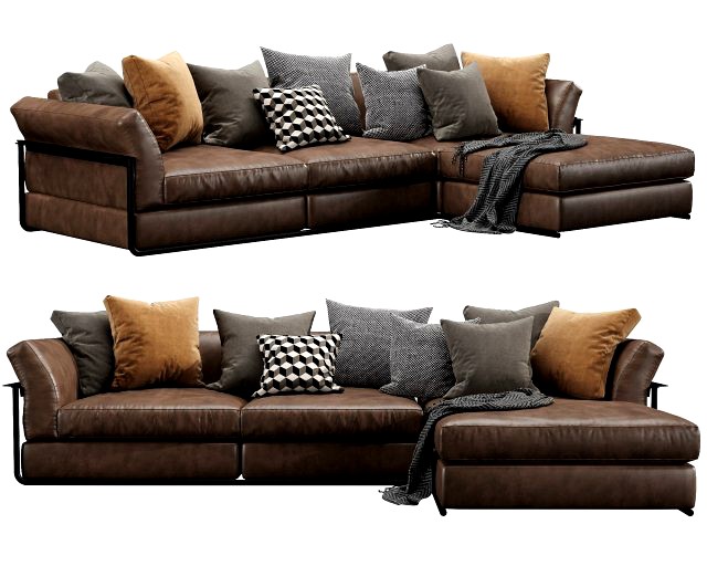 flexform zeno chaise lounge