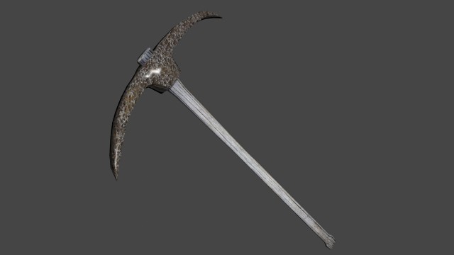 simple worn pickaxe