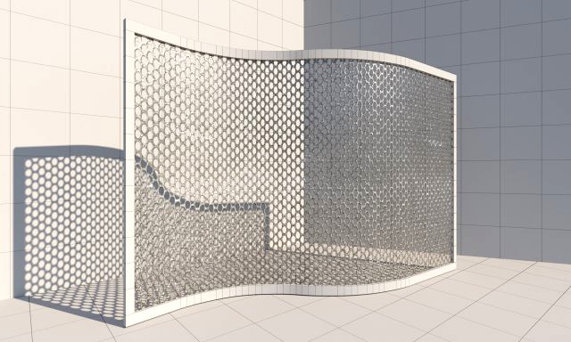 metal wire wall