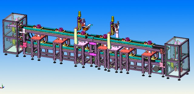 automatic assembly dispensing line