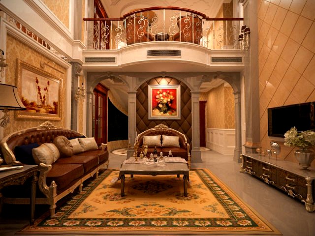 classic villa interior