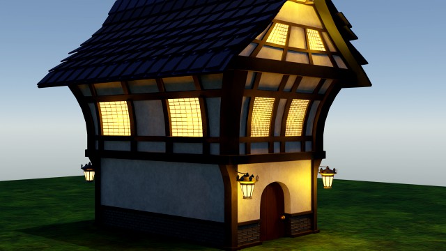 house stylized