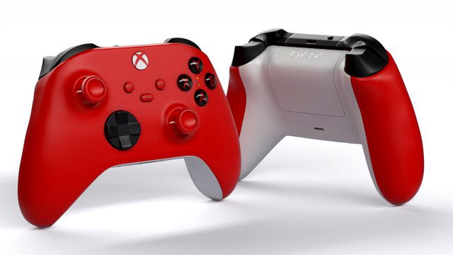 xbox series x controller pulse red