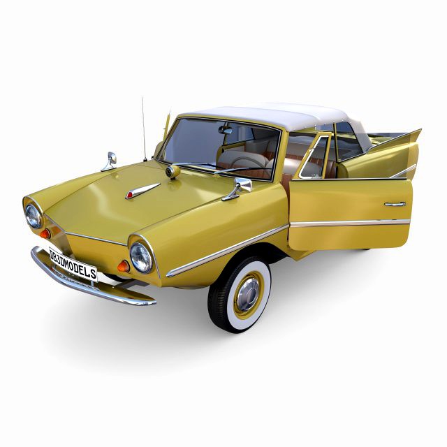 generic 60s amphibious w interior car top up