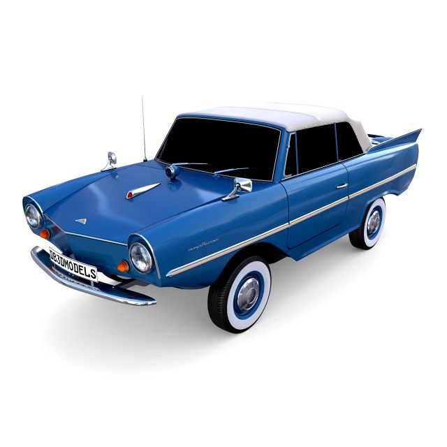 amphicar 770 blue top up