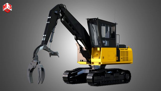 diecast 568 ll loader - forest machine