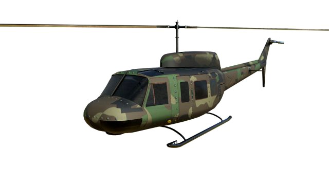 military helicopter bell uh-1 iroquois