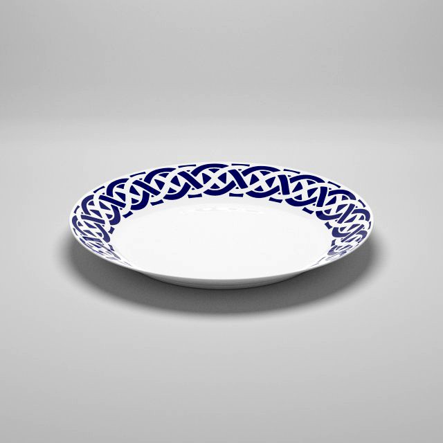 Framed flat plate by sargadelos