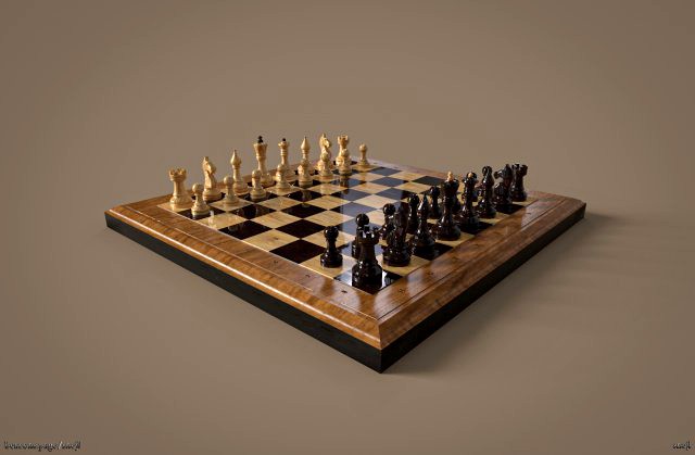 Chess PBR- low poly- game ready
