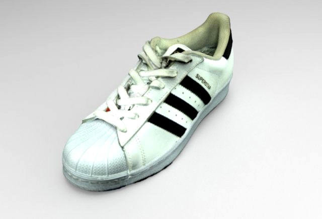adidas superstar sneaker 3d scan