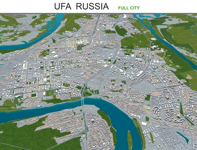 ufa city russia 90km