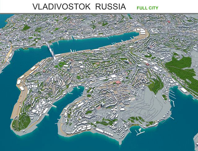 vladivostok city russia 70km
