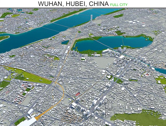 wuhan city hubei china 250km