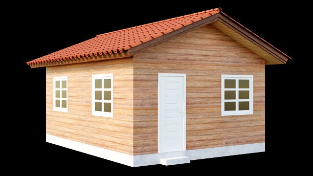 wood house