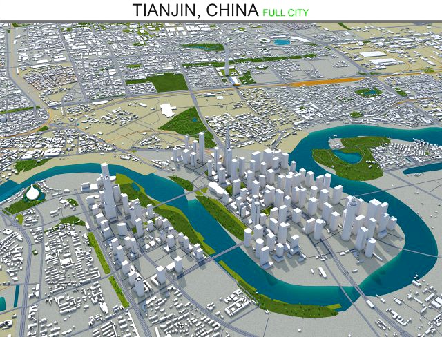 tianjin city china 270km