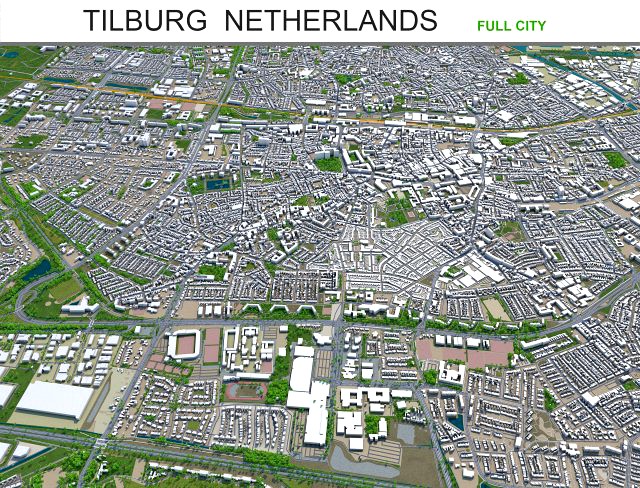 tilburg city netherlands 50km