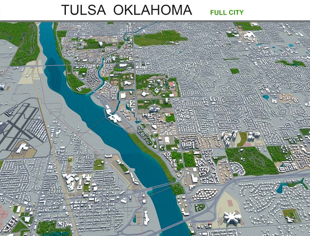 tulsa city oklahoma 60km