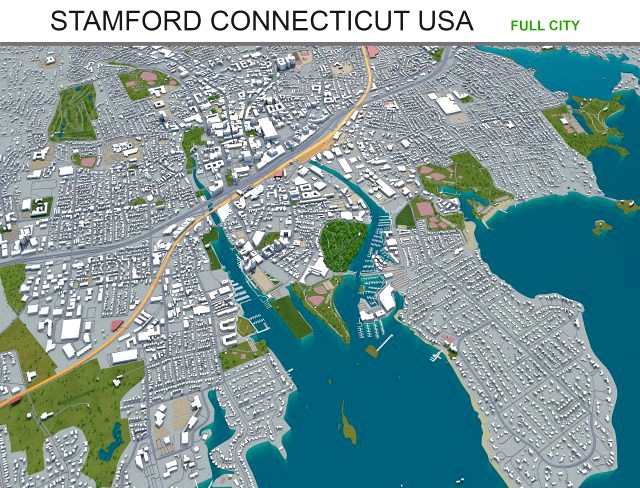 stamford city connecticut usa 40km
