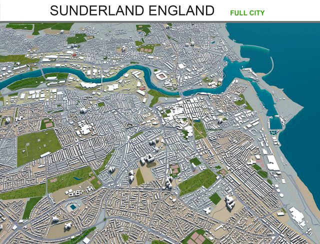 sunderland city england 30km