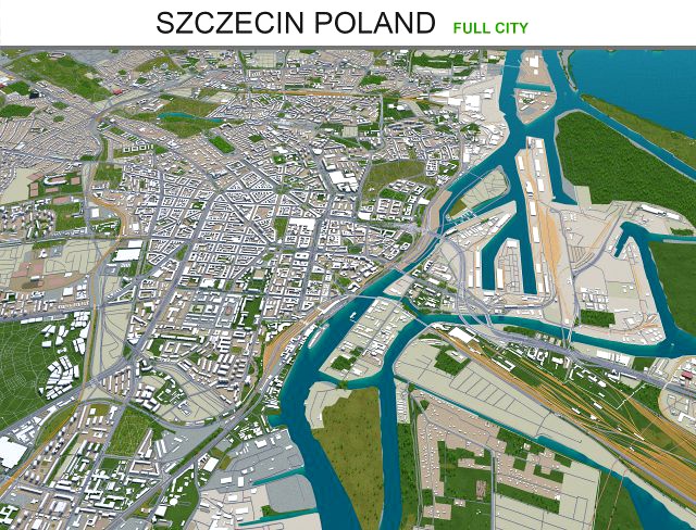 szczecin city poland 60km