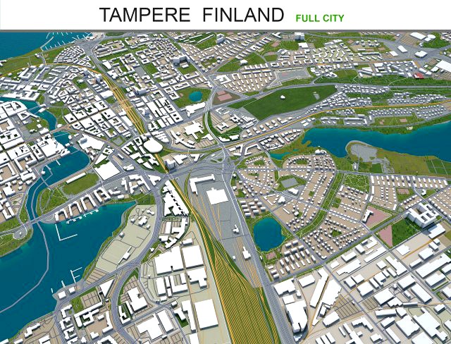 tampere city finland 60km