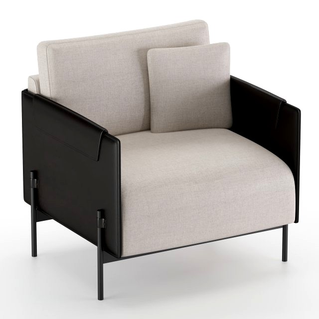 aston armchair black