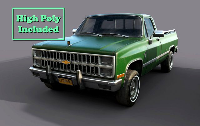 chevrolet c10 1982 green