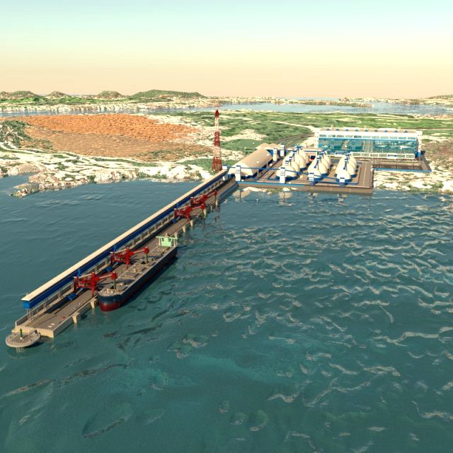 sea port complex