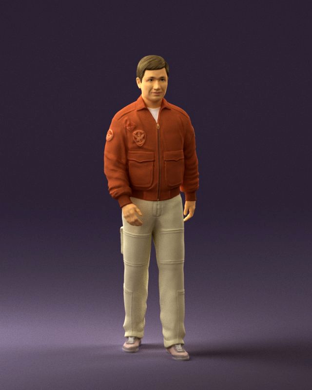 man in helicopter pilot suit 0443