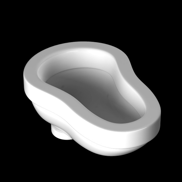 indian pan toilet modeled in 3ds max