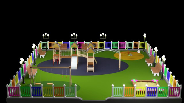 playground fbx format obj