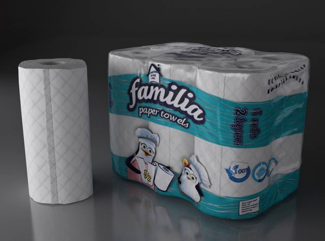 familia toilet paper 6rolls in pvc package 3x2