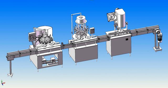 automatic bottled beverage production line