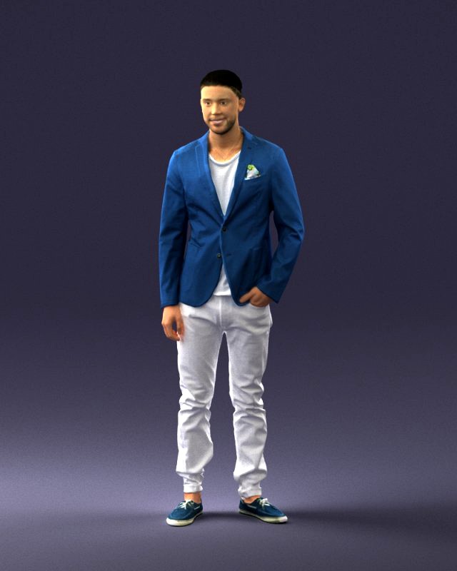 main in blue jacket 0357