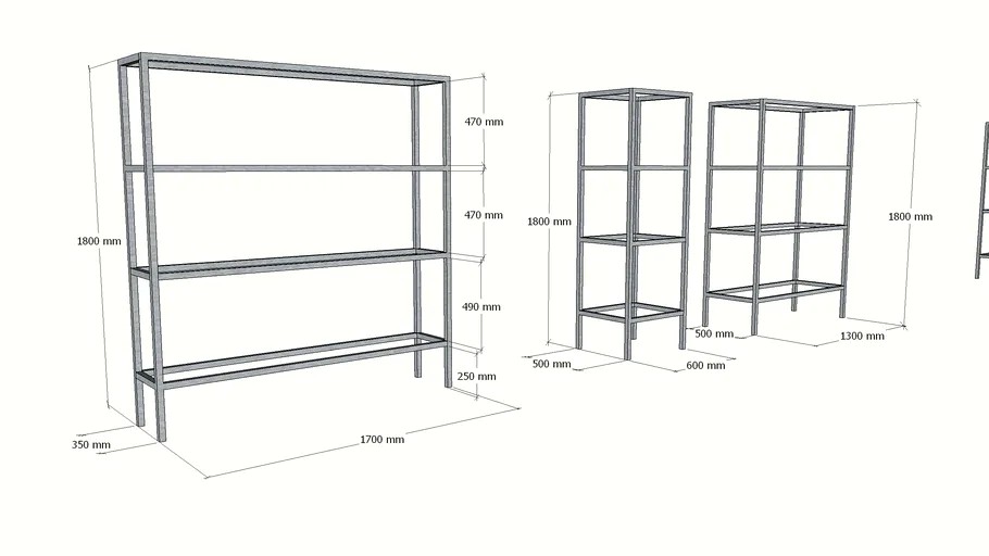 Стеллажи из нержавейки