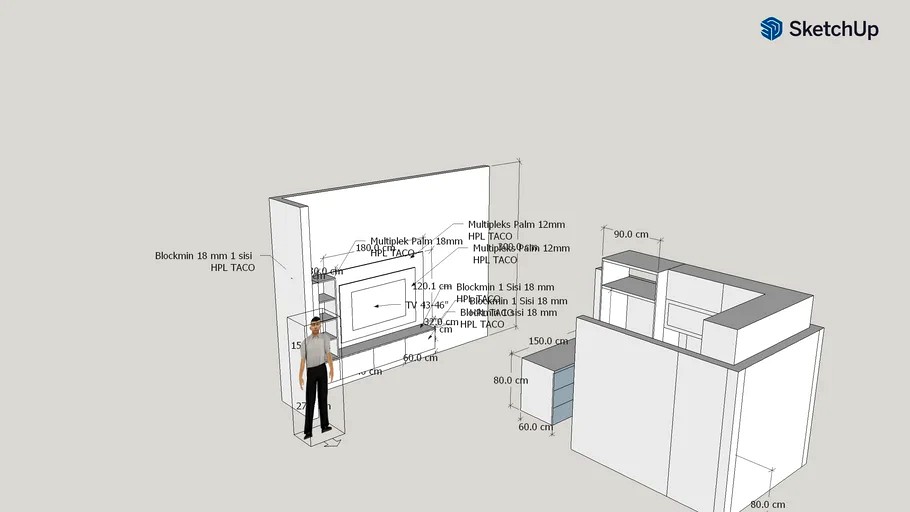 BACkDROP & KITCHENSET