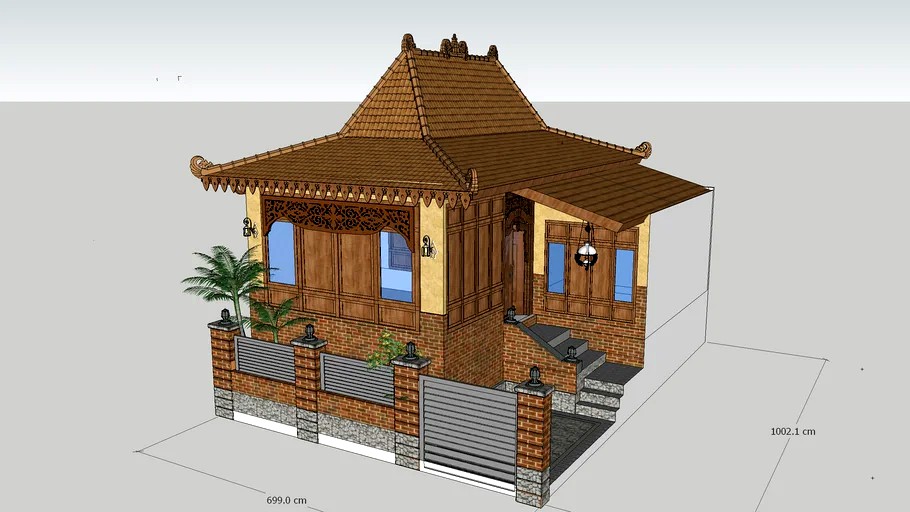 rumah 60m2 (6x10) model limasan
