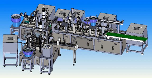 automatic assembly equipment for motor parts