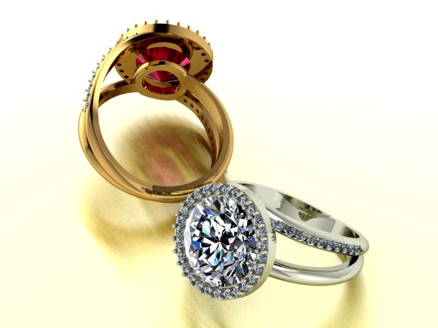 diamond signet ring