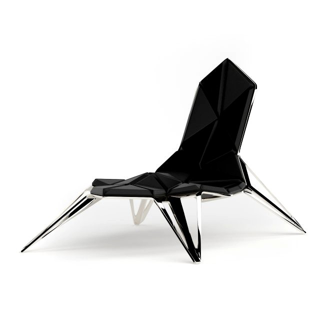 ruby chair futuristic