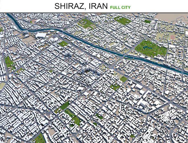 shiraz city iran 80km