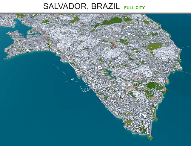 salvador city brazil 50km