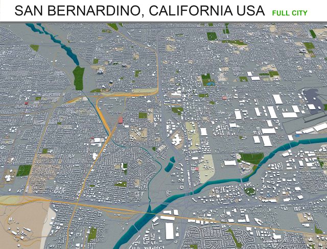 san bernardino city california usa 40km