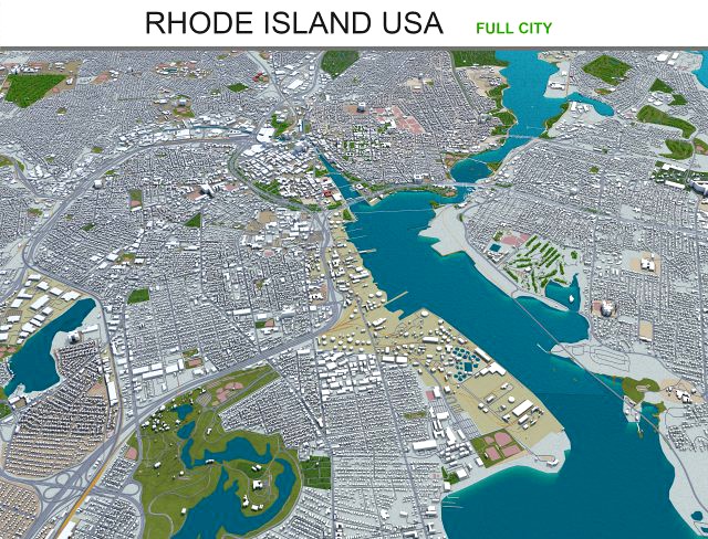 rhode city island usa 150km
