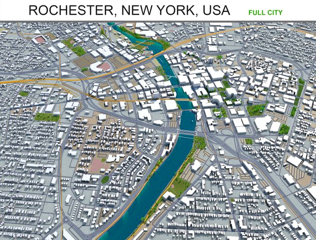 rochester city new york united states 40km
