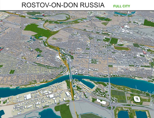 rostov-on-don city russia 60km