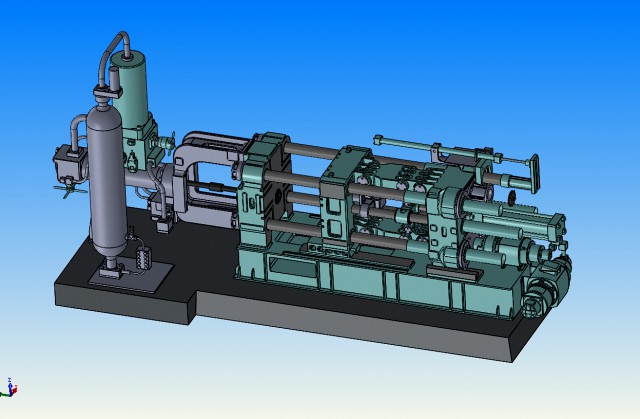 500 ton die casting machine