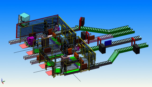 palletizer packaging line